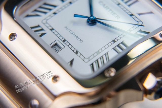 卡地亞專櫃爆款手錶 Cartier經典款Santos山度士系列 卡地亞複刻品女裝腕表  gjs1777